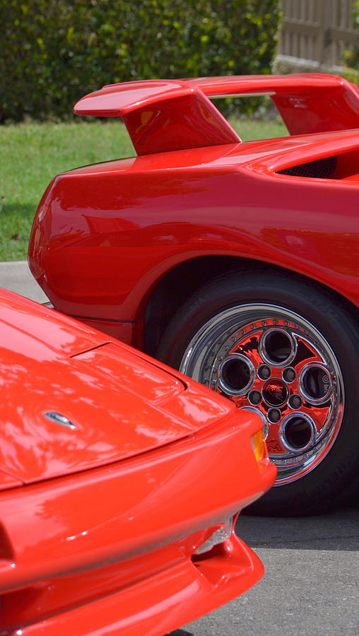 Lamborghini and Lotus Photograph by Dean Ferreira