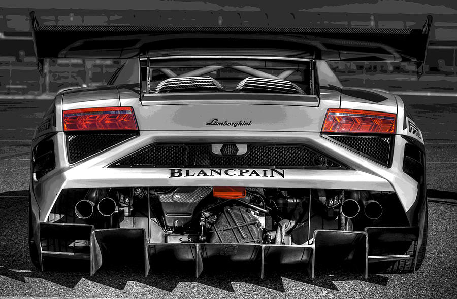 Lamborghini B/w Photograph By Chris Sarenana - Fine Art America