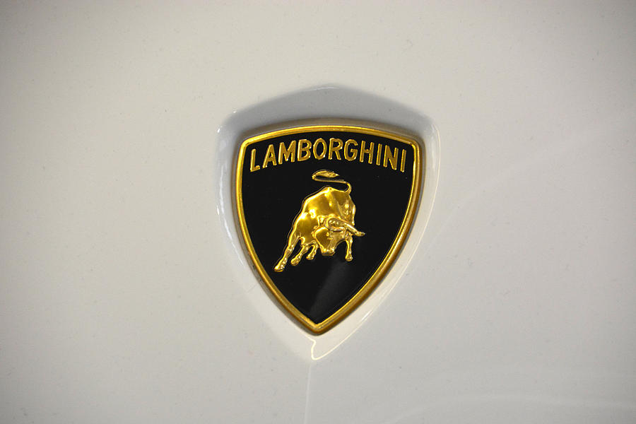 Lamborghini Badge Photograph by Mike Martin