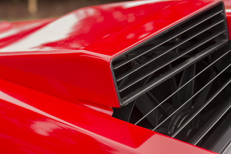 Abstract Photograph - Lamborghini Countach Intake by Scott Campbell