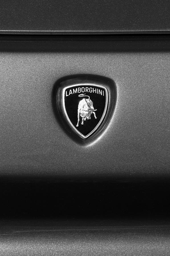Lamborghini Diablo SE Roadster Emblem Photograph by Jill Reger