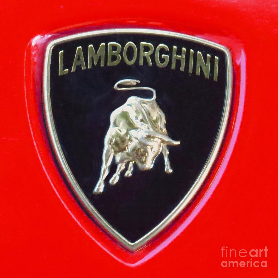 Lamborghini Emblem Photograph by Scott Cameron