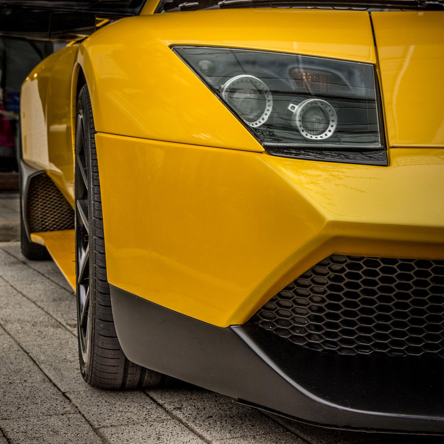 Lamborghini - Front View Photograph by James Woody