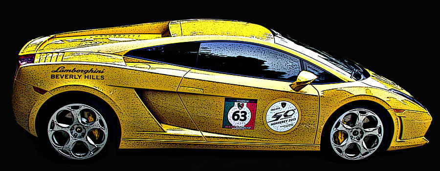 Lamborghini Gallardo side study Photograph by Samuel Sheats