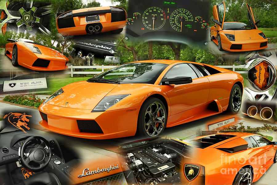 Descubrir 61+ imagen lamborghini collage