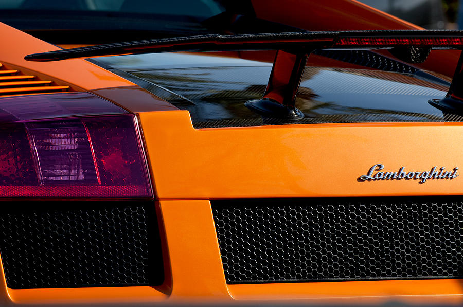 Lamborghini Rear View 2 Photograph by Jill Reger