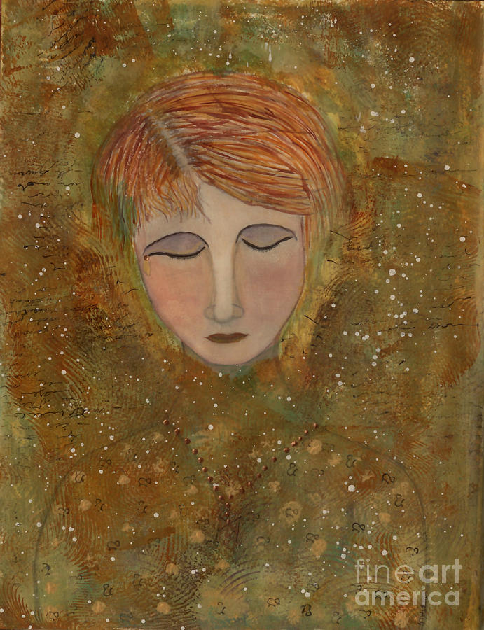 Weeping Painting - Lamenta by Nancy TeWinkel Lauren