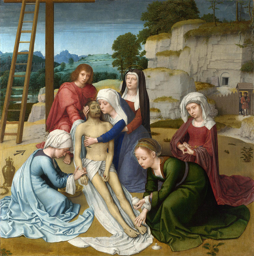 Gerard David Painting - Lamentation by Gerard David