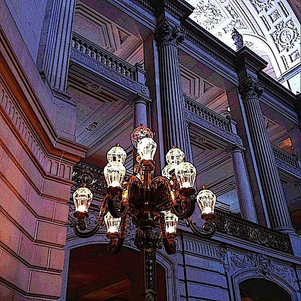 Lamp In The Beautiful San Francisco Photograph by Selina P