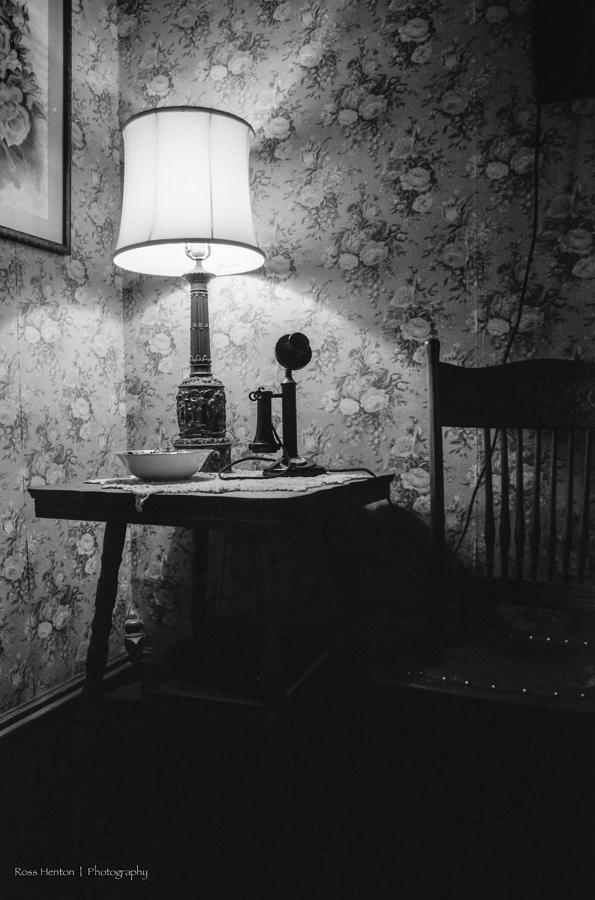 Lamp in the Unknown House Photograph by Ross Henton