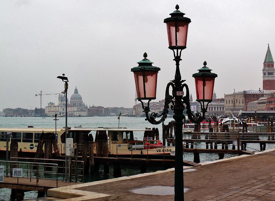 Lamp Lights in Venice Italy Photograph by Jan Moore