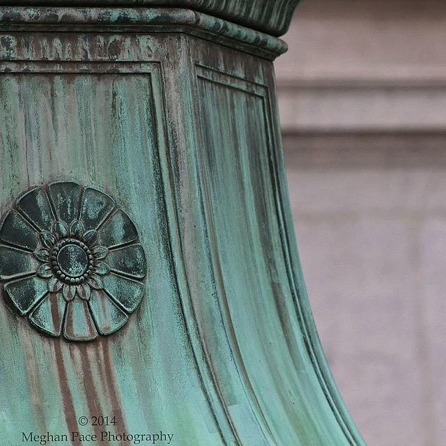 Architecture Photograph - Lamp Post At Archives. #architecture by Meg Pace