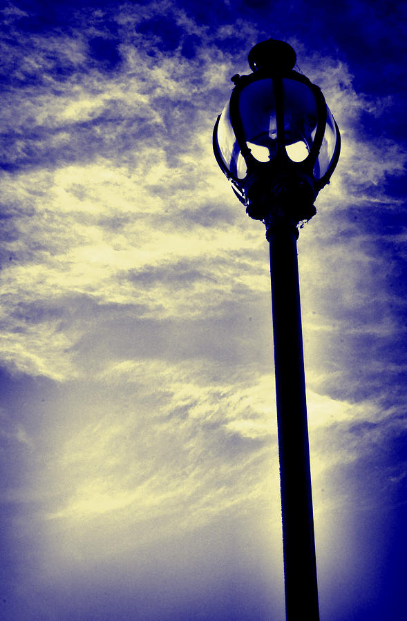 Vintage Photograph - Lamp Post by Heather Provan