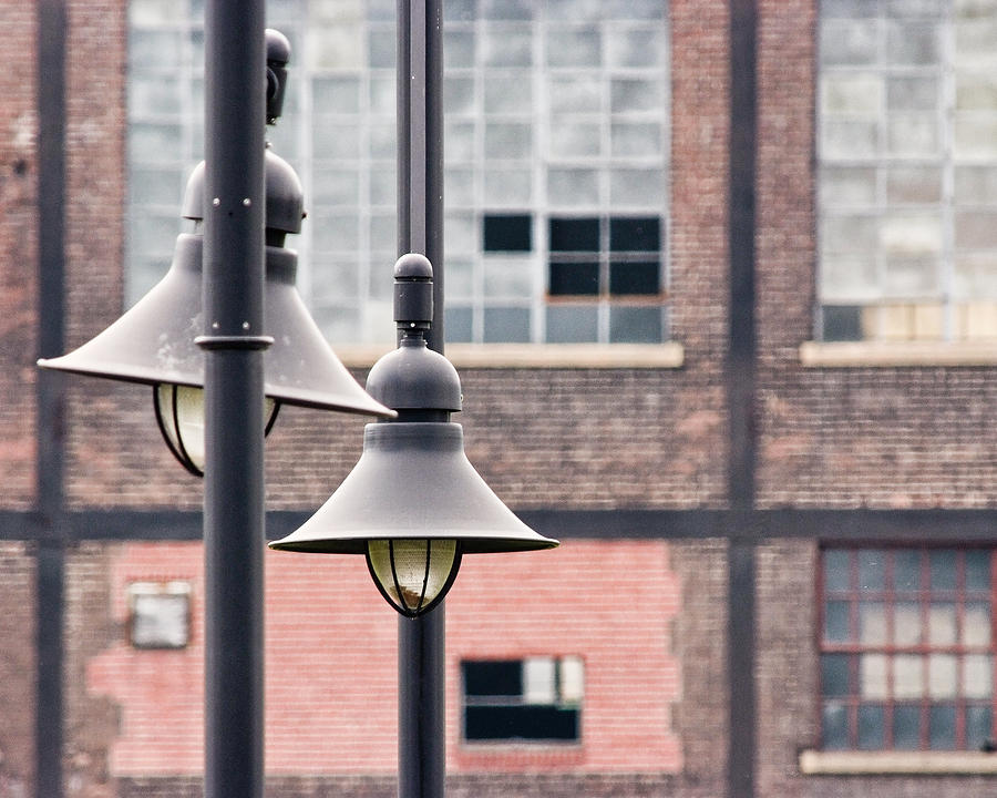 Lamp Posts Photograph by Michael Dorn
