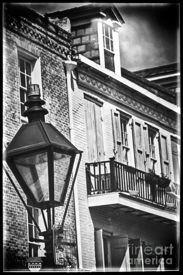 Lamppost in the French Quarter Photograph by Kathleen K Parker