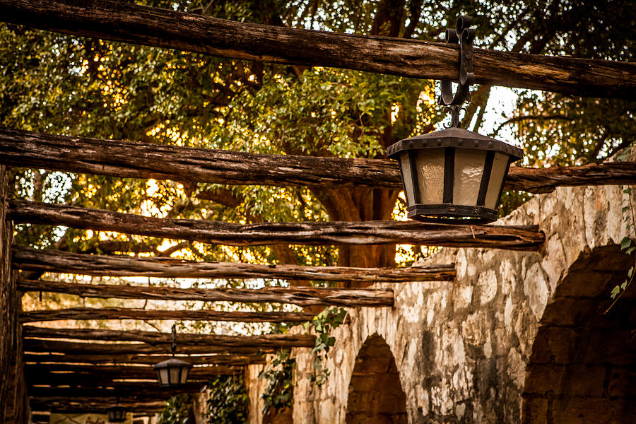 Lamps at the Alamo Photograph by Melinda Ledsome