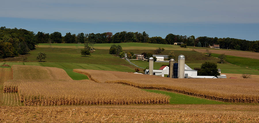 Fall Photograph - Lancaster County Farm by William Jobes