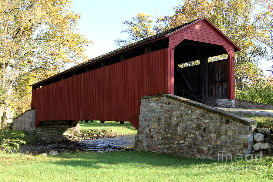 Lancaster County Covered Bridge Photograph by CJ McKendry - Fine Art ...