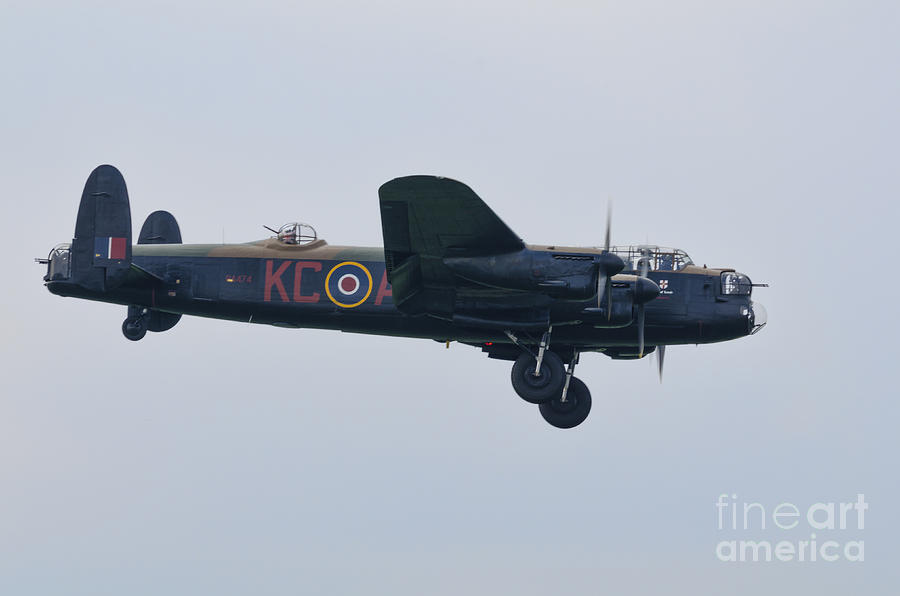 Lancaster on approach Photograph by Steev Stamford