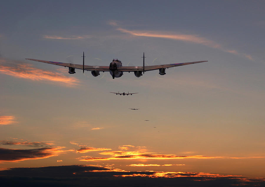 Lancaster - At the going down of the sun... Photograph by Pat Speirs