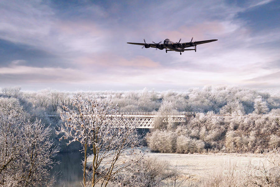 Lancaster Winter  Digital Art by Airpower Art