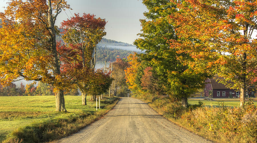 Landscape Photograph - Landaff Country Rd by Diana Nault Landscape Photograph - Landaff Country Rd by Diana Nault