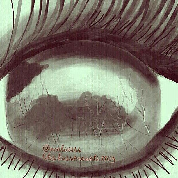 Pencil Photograph - landcape From My Eye by Lilis Kusumawati