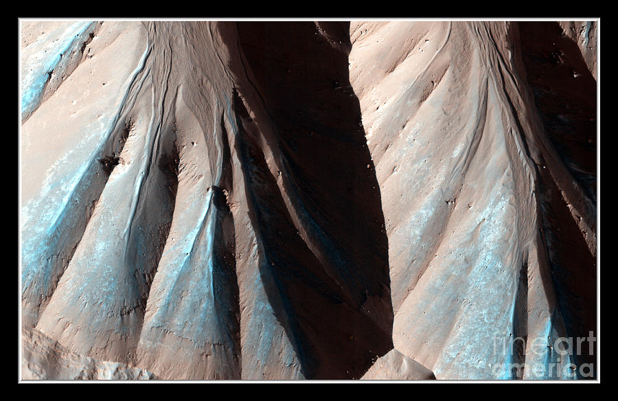 Landforms on Mars NASA Photograph by Rose Santuci-Sofranko