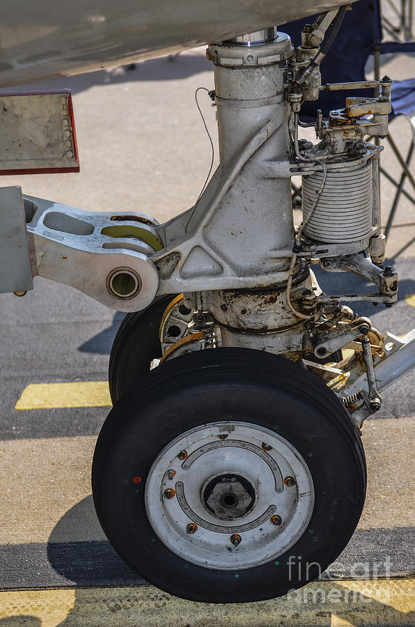 Airplane Photograph - Landing Gear by Dale Powell