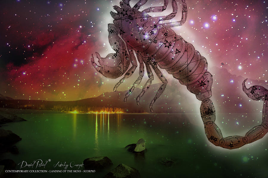 Fantasy Digital Art - Landing of the Signs - Scorpio by Daniel Reiiel
