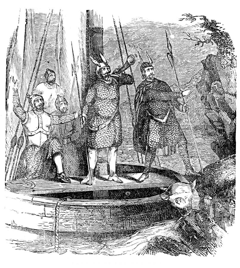 Landing Of The Vikings In The Americas Photograph by British Library