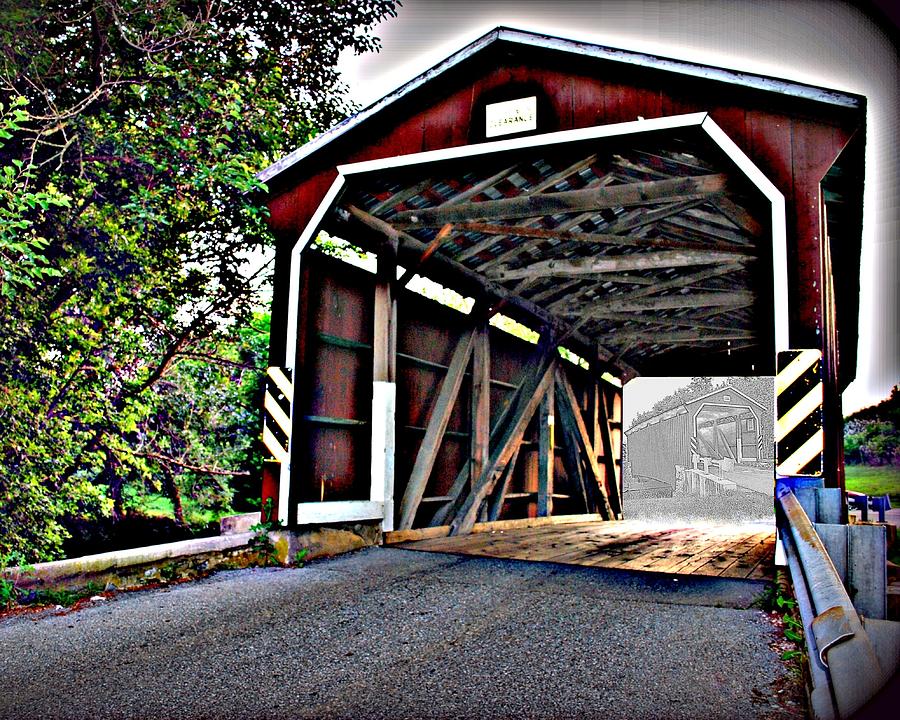 Landis Mill Covered Bridge Photograph by Mary Beth Landis