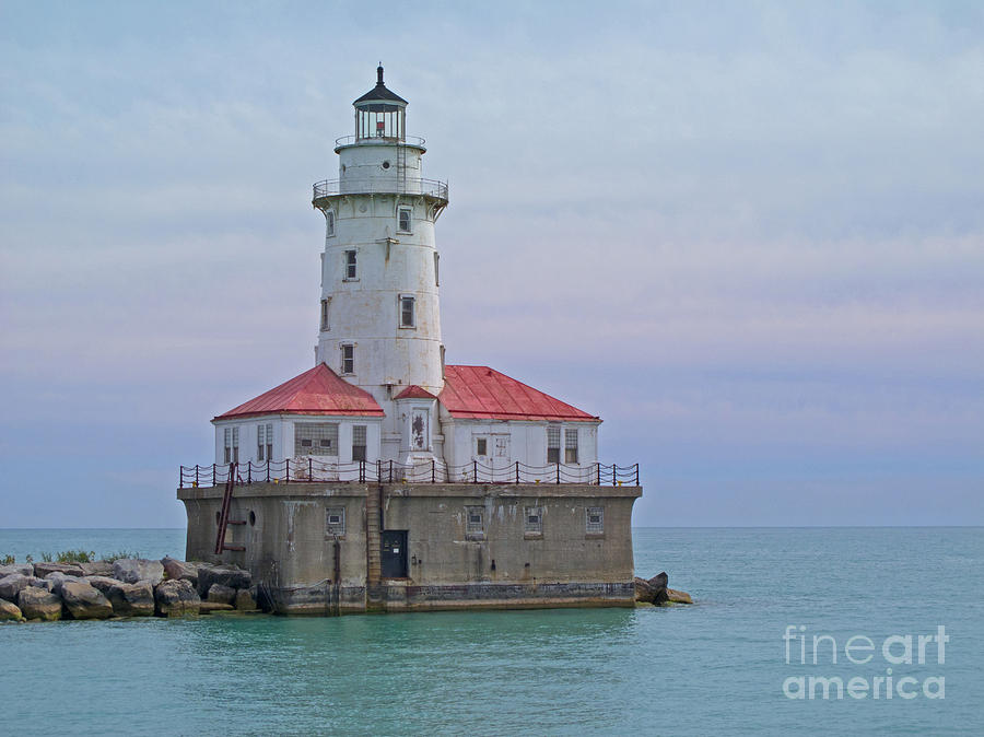 Landmark Chicago Lighthouse Photograph by Ann Horn