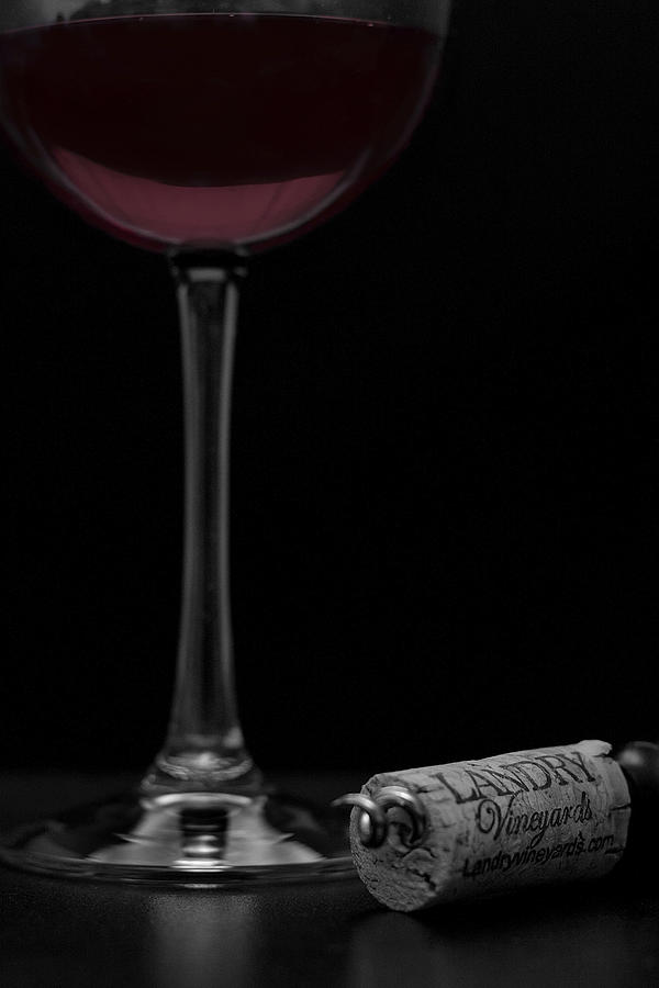 Wine Photograph - Wine And Cork by Eugene Campbell