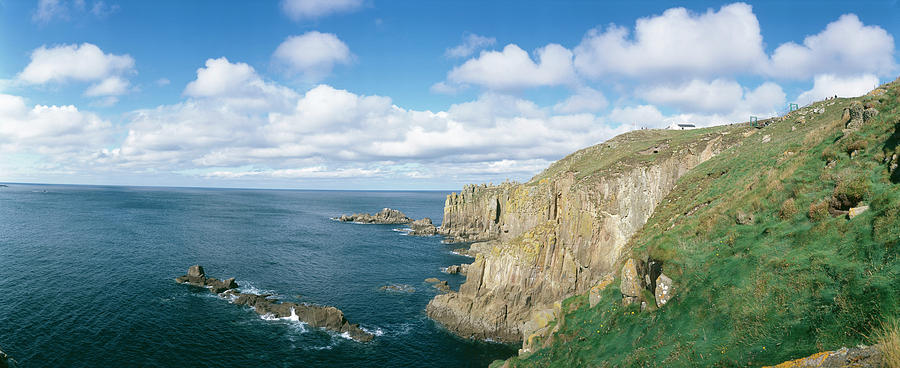Nature Photograph - Lands End by Sinclair Stammers/science Photo Library