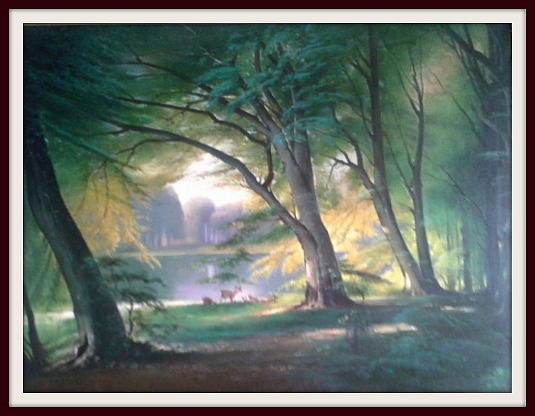 Landscape 11 Painting by Syed kashif Ahmad | Fine Art America