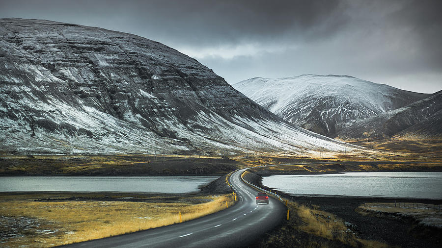 Landscape Along Iceland Scenic Road Photograph by Coolbiere Photograph