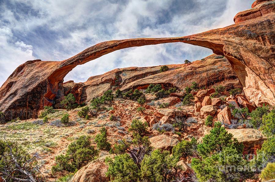Landscape Arch - Arches National Park Photograph by Gary Whitton