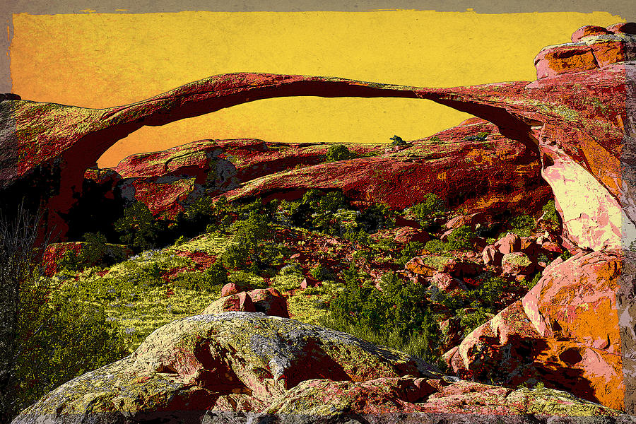 Arches National Park Photograph - Landscape Arch by Bill Jonas