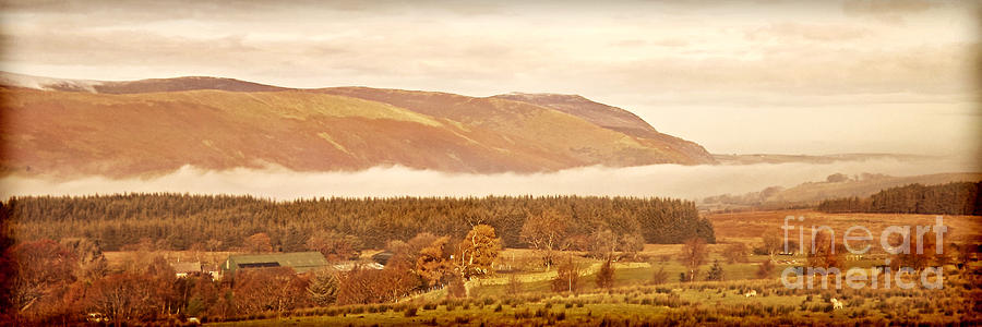 Landscape Cumbrian Panorama Photograph by Linsey Williams