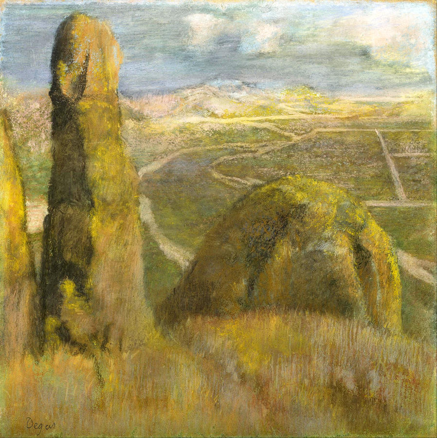 Landscape Painting by Edgar Degas