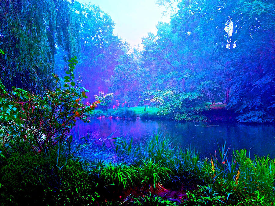Blue Landscape in Pennsylvania Digital Art by Femina Photo Art By Maggie