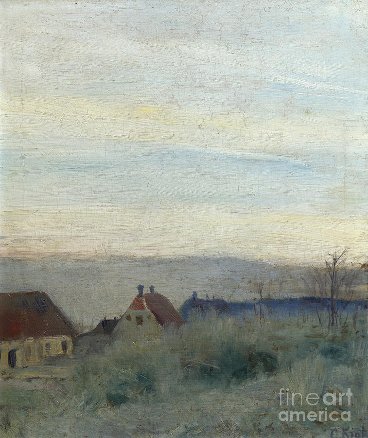 Landscape from Skagen Painting by Christian Krohg