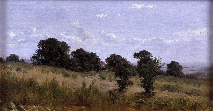 Landscape in Dauphine Painting by Carlos de Haes