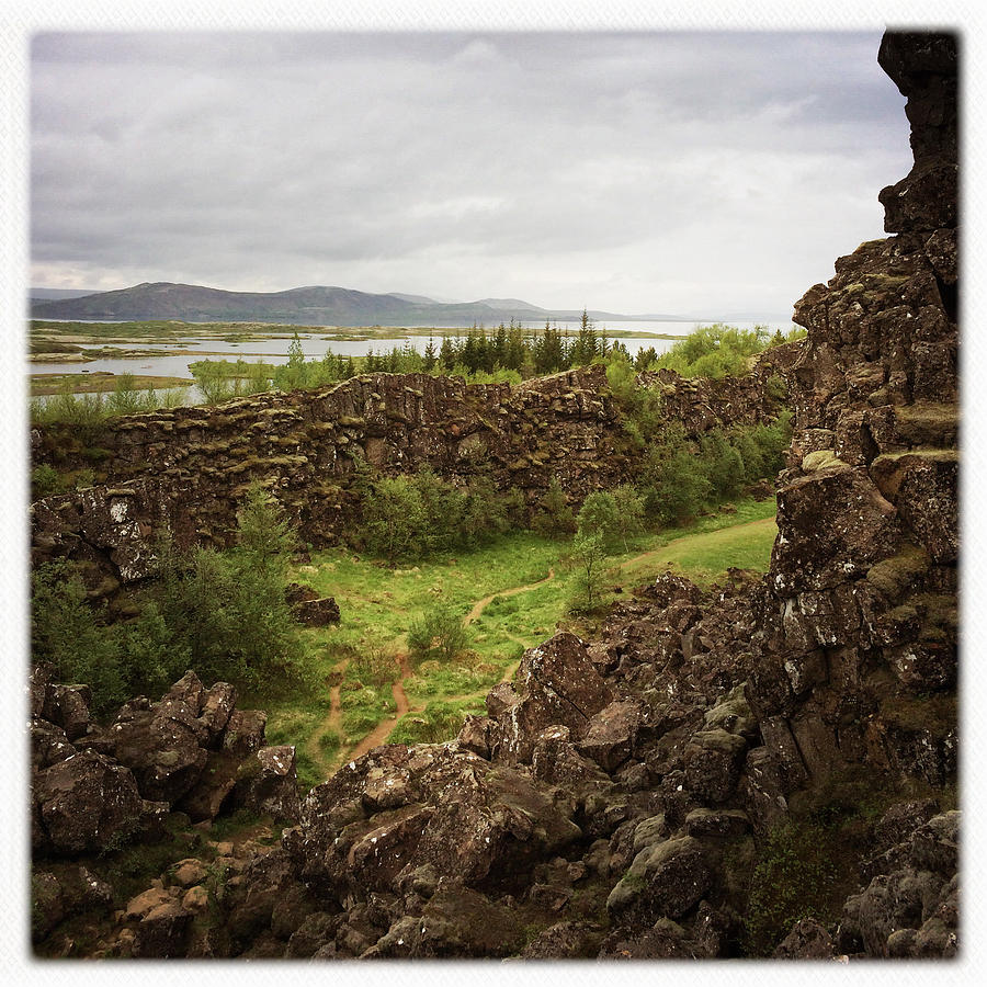 Nature Photograph - Landscape in Iceland Pingvellir by Matthias Hauser