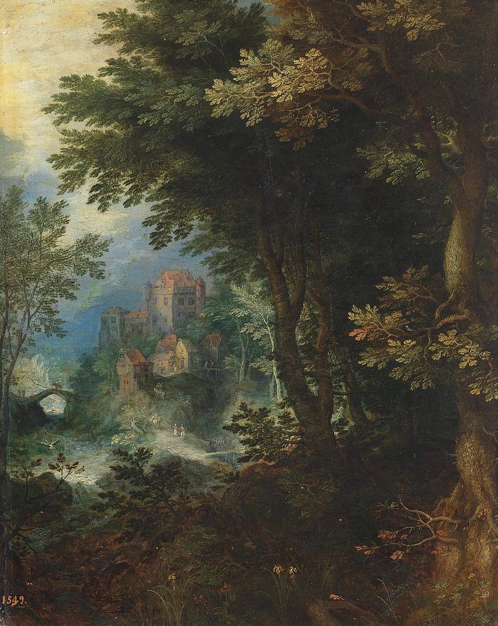 Landscape Painting By Jan Brueghel The Elder - Fine Art America