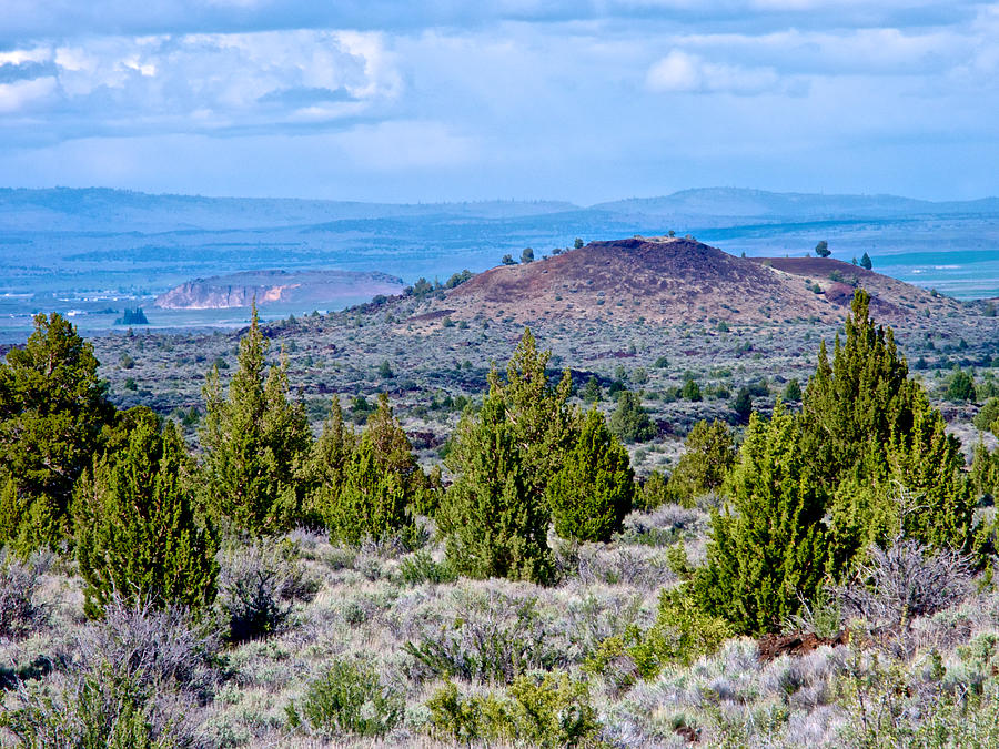  Lava Beds Wilderness Area from Three Sisters Trail,  Lava Beds National Monument, California Photograph by Ruth Hager
