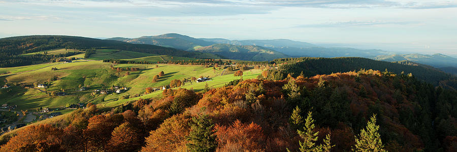 Landscape With Autumn Colours Photograph by Carl Bruemmer