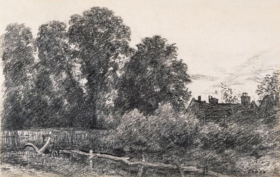 File:Constable - Flatford Lock, leaf from a sketch-book, 1888,0215.63.jpg -  Wikimedia Commons