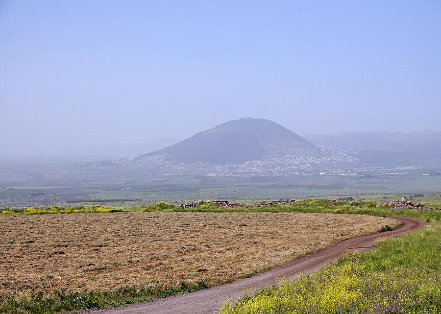 Landscape with Mount Tabor Photograph by Dubi Roman